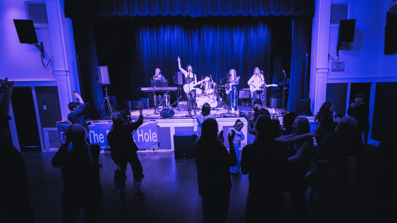 Steel Sparrows performing live on stage